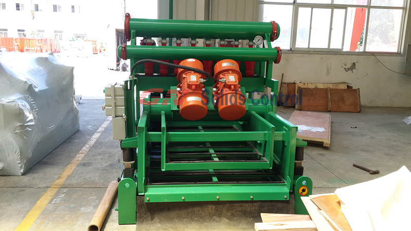 double deck shaker for compact HDD mud system 1